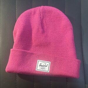 Herschel Supply Company Magenta Beanie like new